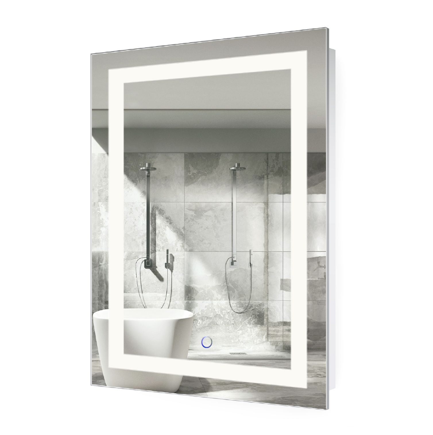 LED Lighted 24″x36″ Bathroom Mirror With Dimmer & Defogger