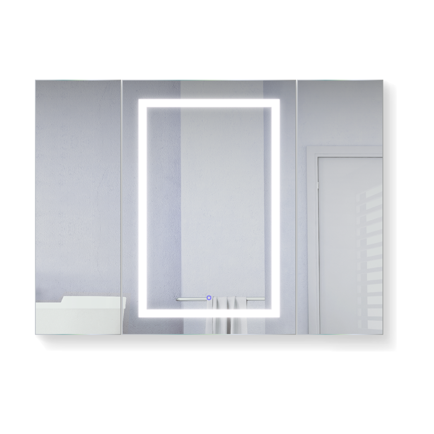 LED Medicine Cabinet  48″X36″  w/Dimmer & Defogger – Svange 4836LLR –