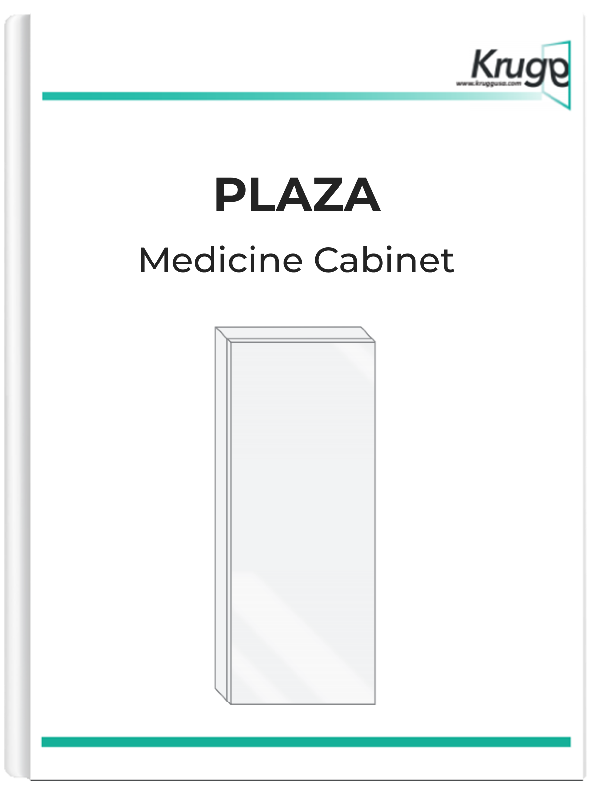 Krugg Plaza 12″ x 30″ Medicine Cabinet - Krugg Reflections USA