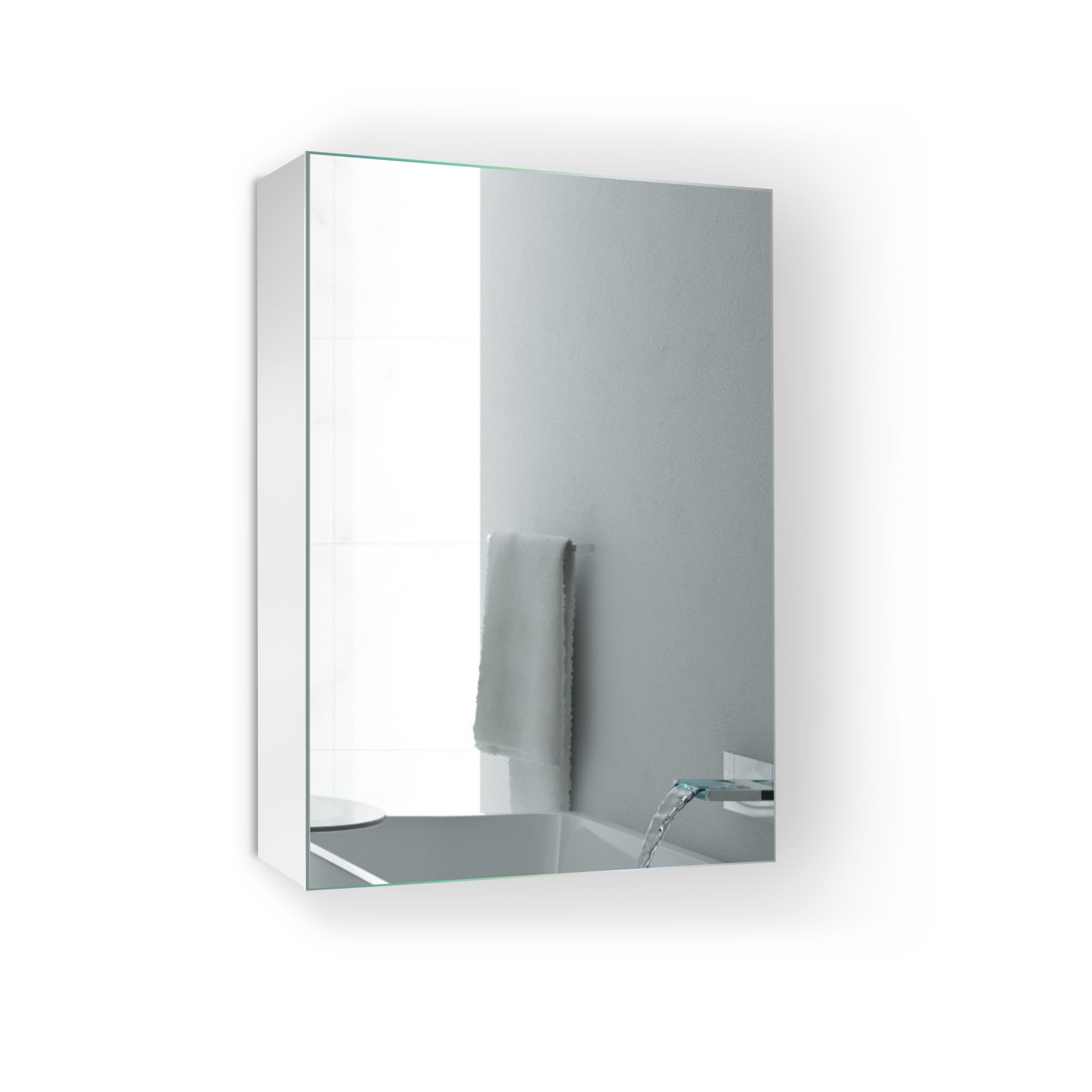 Lavish Home Wall-Mounted Bathroom Organizer - Medicine Cabinet or